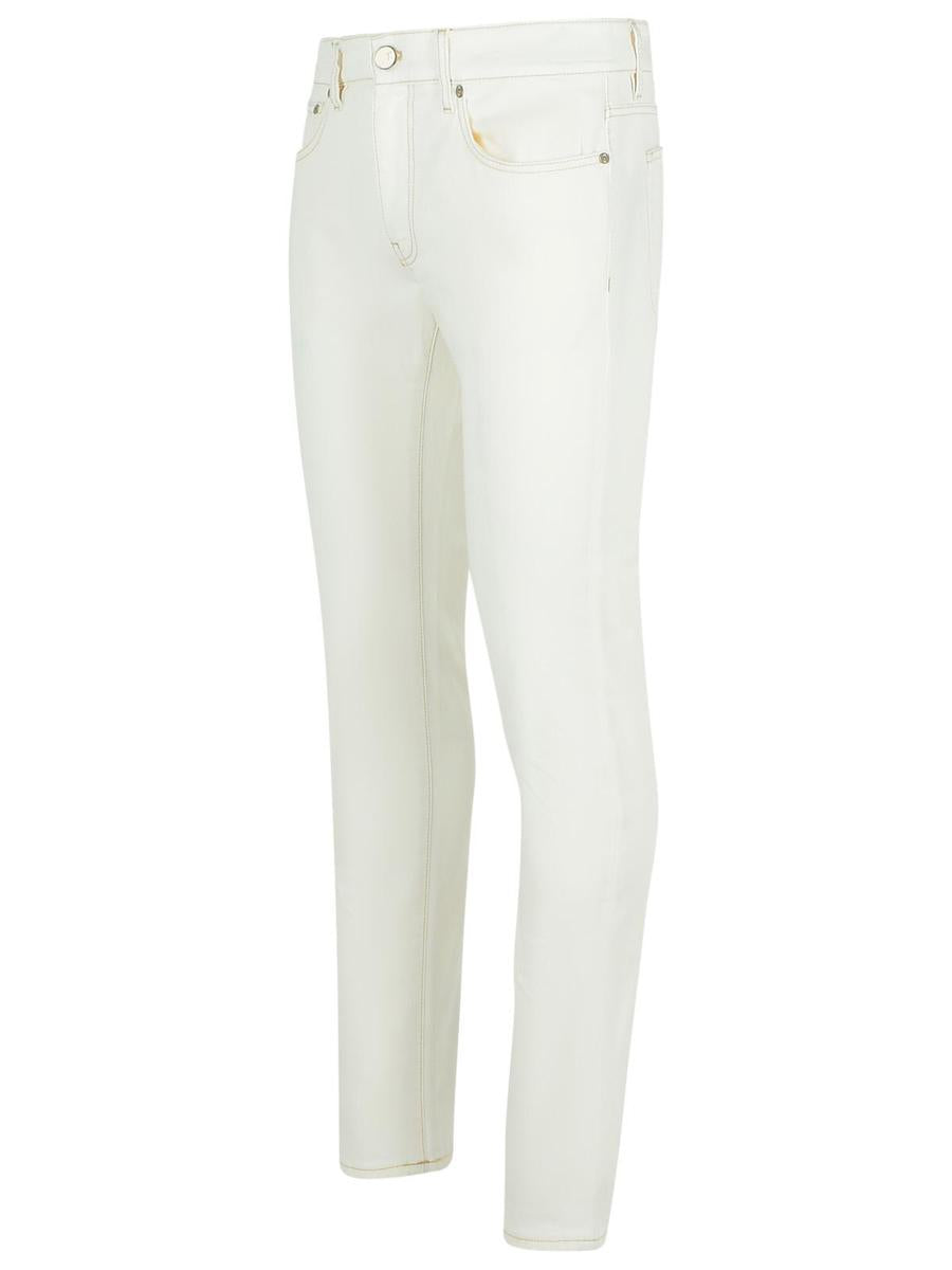 Pt05 „Swing“ Weiße Baumwolljeans