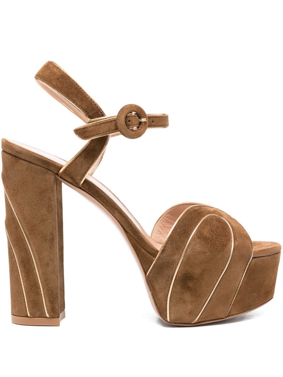 Gianvito Rossi Sandalen Leder Braun