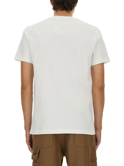 Moschino bedrucktes Baumwoll-T-Shirt