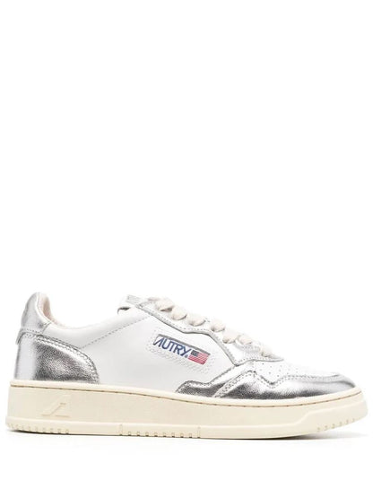 Autry „Medalist Low“ Sneakers aus verspiegeltem Leder