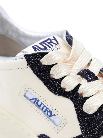 Autry „Medalist Low“ Doppel-Sneakers aus Leder
