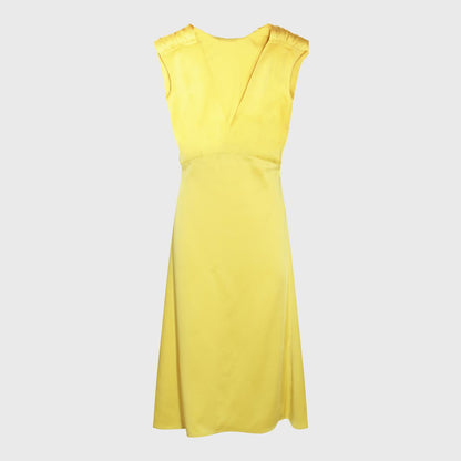 Jil Sander – Säuregrünes Kleid