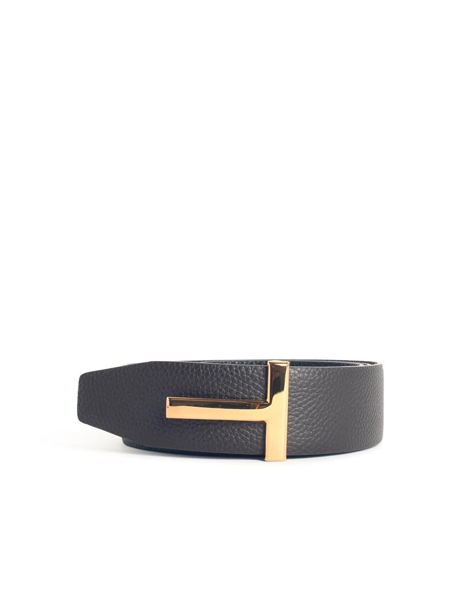 Brauner Ledergürtel von Tom Ford