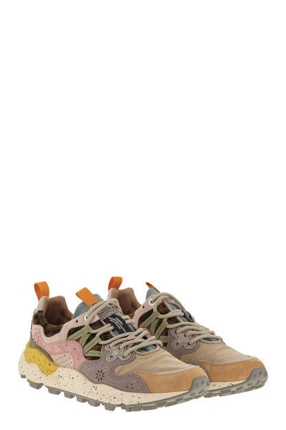 Flower Mountain Yamano 3 - Sneakers aus Wildleder und Funktionsgewebe