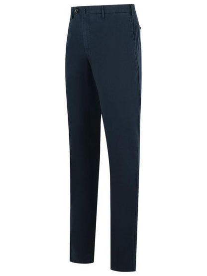 Pt Torino „Superslim“-Baumwollhose in Marineblau