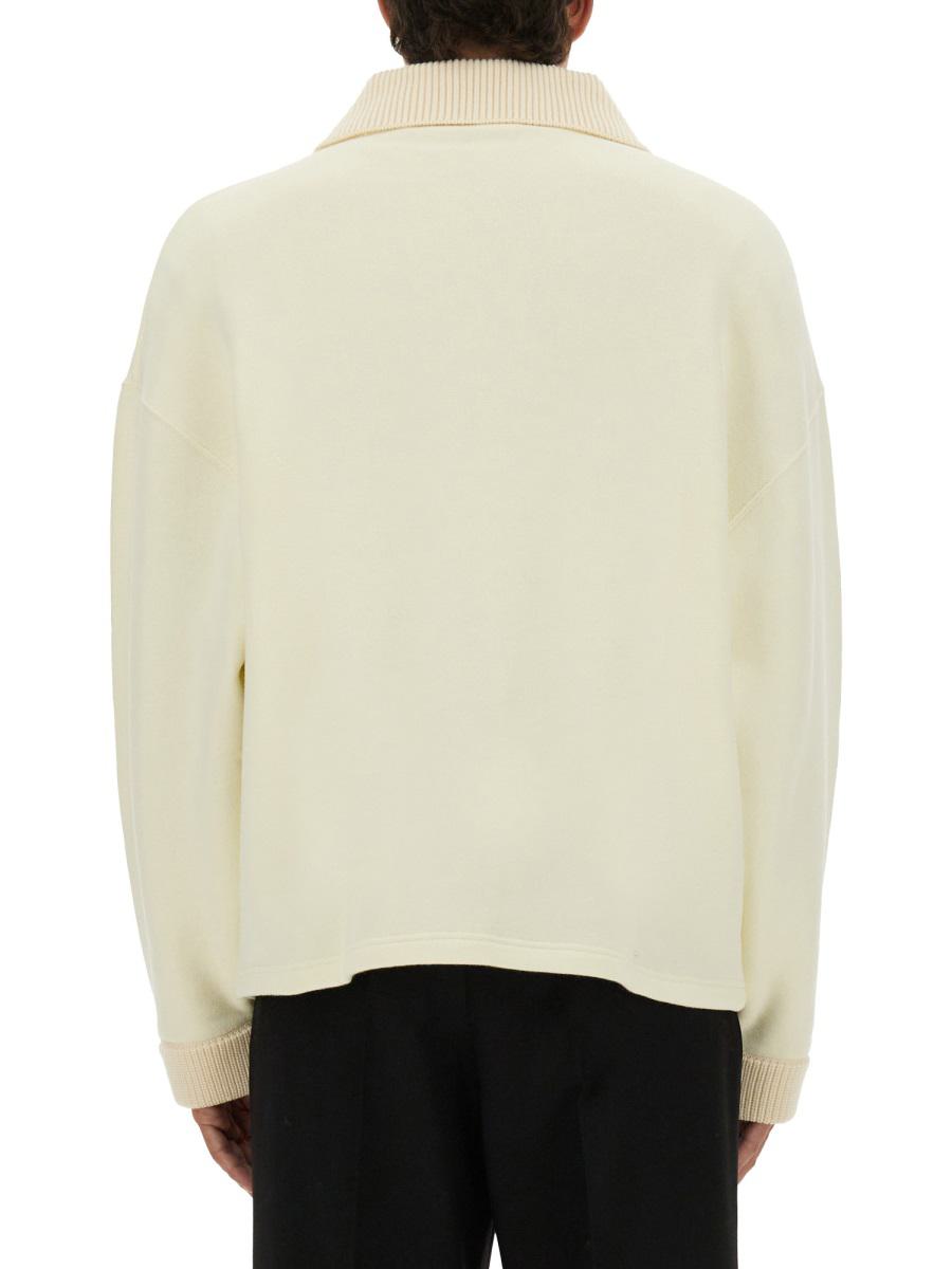 Jacquemus Langarm-Poloshirt „Stitch“