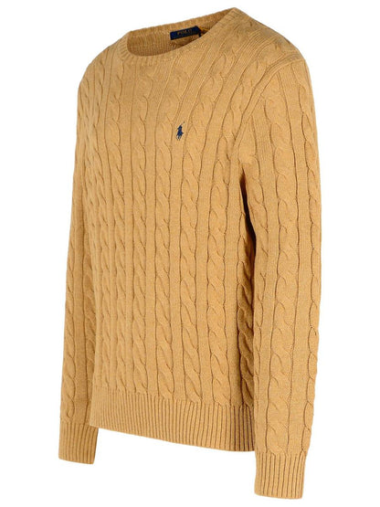 Beigefarbener Baumwollpullover von Polo Ralph Lauren