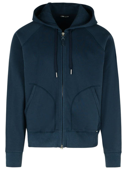 Blauer Baumwollpullover von Tom Ford