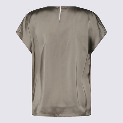 Fabiana Filippi Beiges Viskose-Top