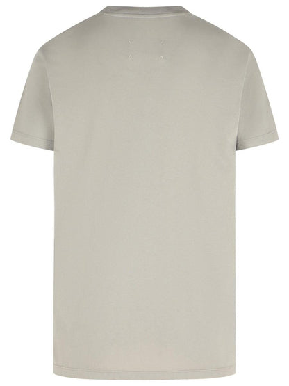 Graues Baumwoll-T-Shirt von Maison Margiela