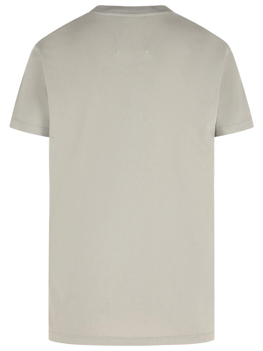 Graues Baumwoll-T-Shirt von Maison Margiela