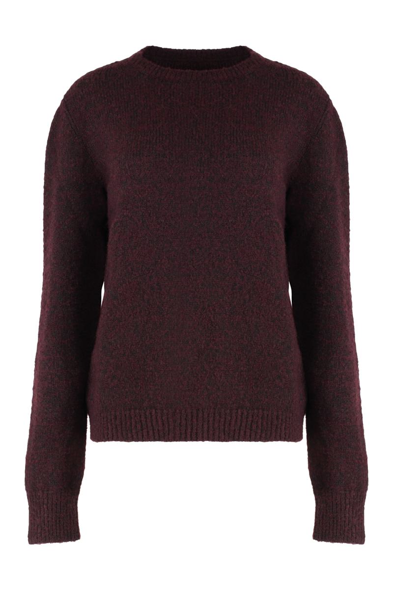 Maison Margiela Pullover aus Schurwolle mit Rundhalsausschnitt