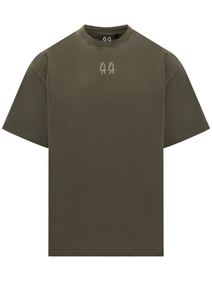M44 Label Group 44 Label Group Herren T-Shirt mit grünem Logo