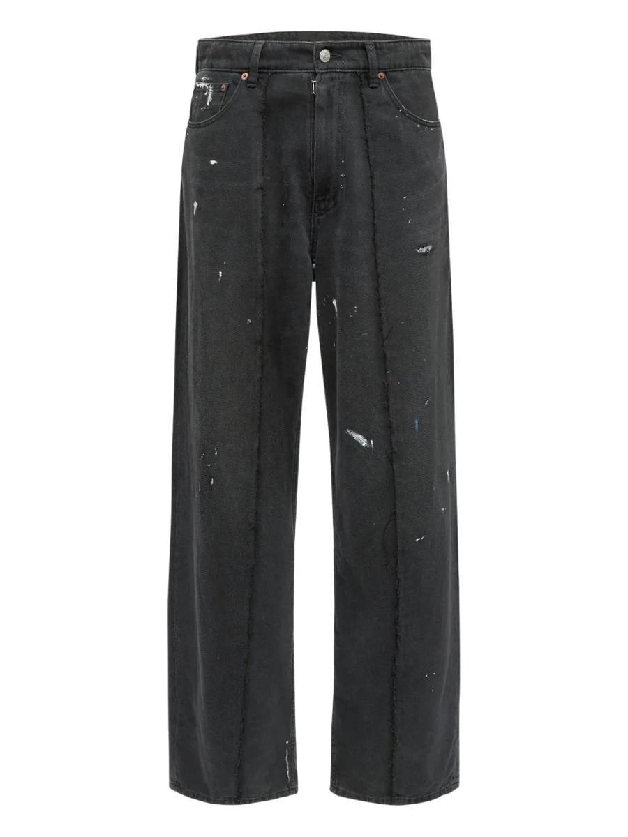 MM6 Maison Margiela Jeans in Lackoptik