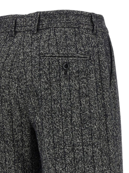 Dolce &amp; Gabbana gestreifte Wollhose