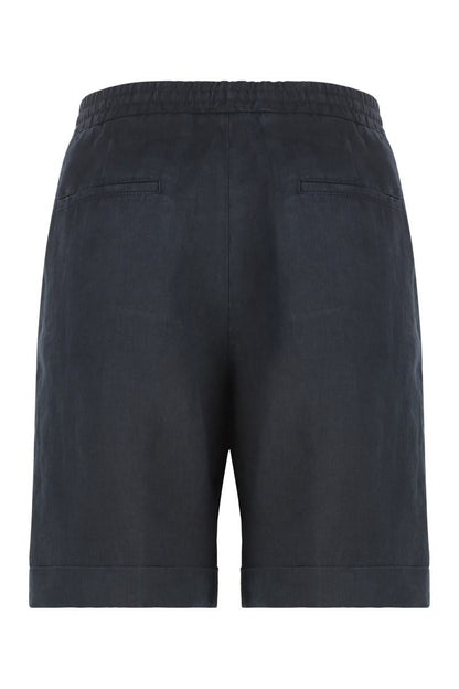 Canali Leinen-Bermuda-Shorts
