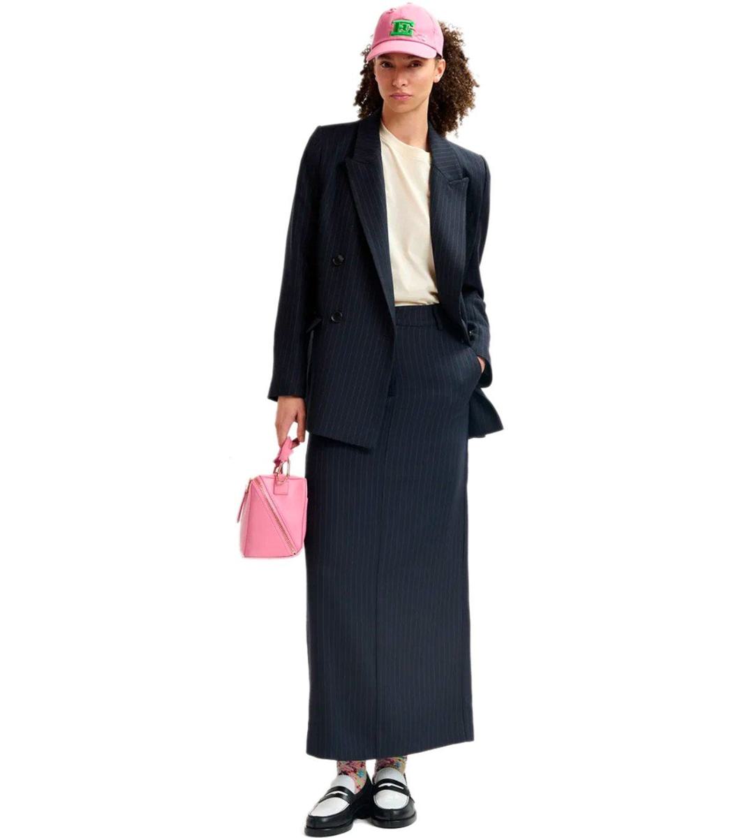 Essentiel Antwerp – Glossar – Marineblauer Midirock