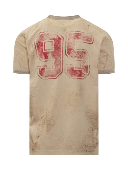 DSQUARED2 Dsquared2 Vintage-T-Shirt mit Logo im Dirty-Effekt
