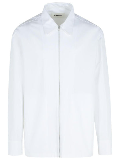 Weißes Baumwollhemd von Jil Sander