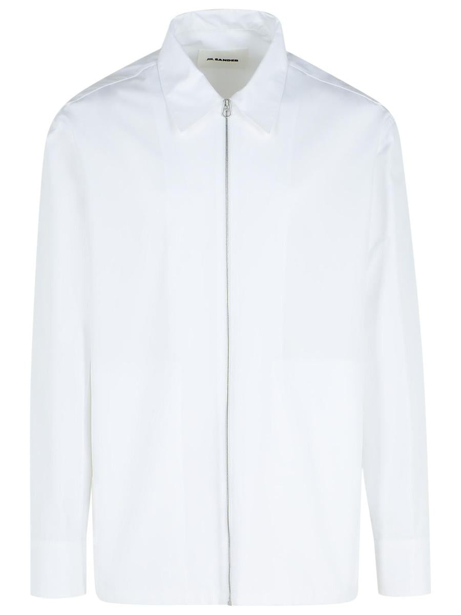 Weißes Baumwollhemd von Jil Sander