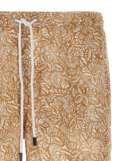 Barba Badeanzug mit Paisley-Blumenmuster