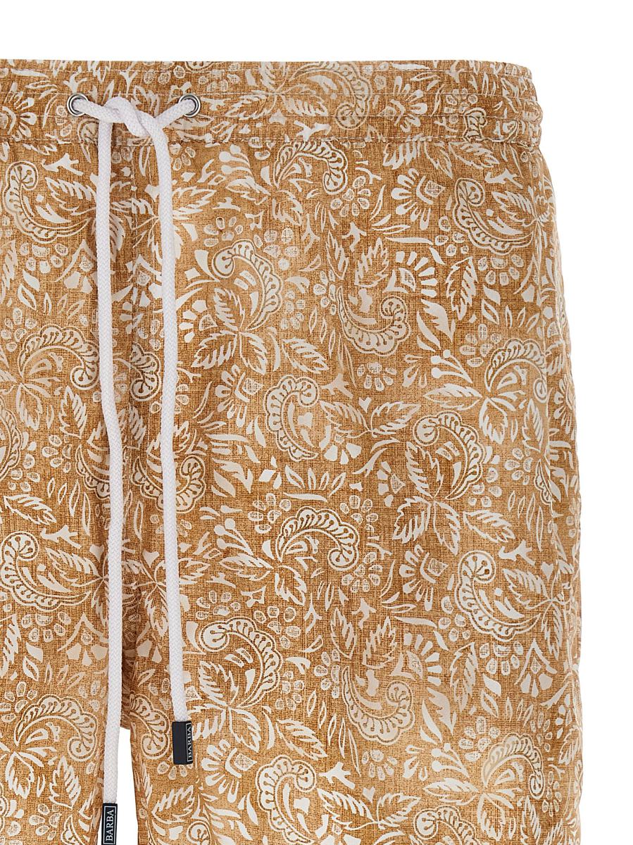 Barba Badeanzug mit Paisley-Blumenmuster