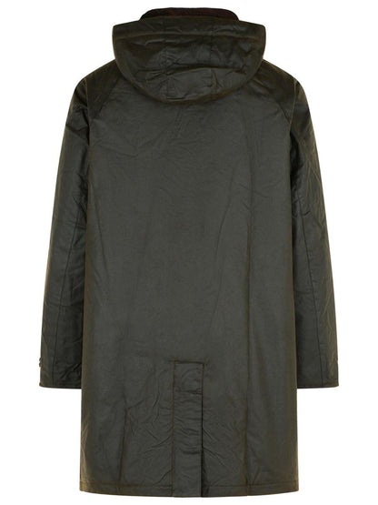 Barbour „Beudale“ – Brauner Parka aus gewachster Baumwolle
