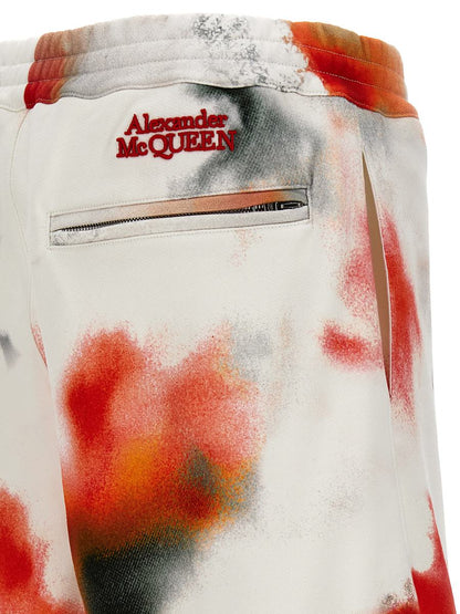 Alexander McQueen „Obscured Flower“-Bermudashorts