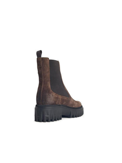 Hogan – Braune Wildlederstiefeletten