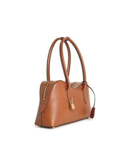 Stella McCartney – „Ryder“-Tasche aus braunem Kunstleder