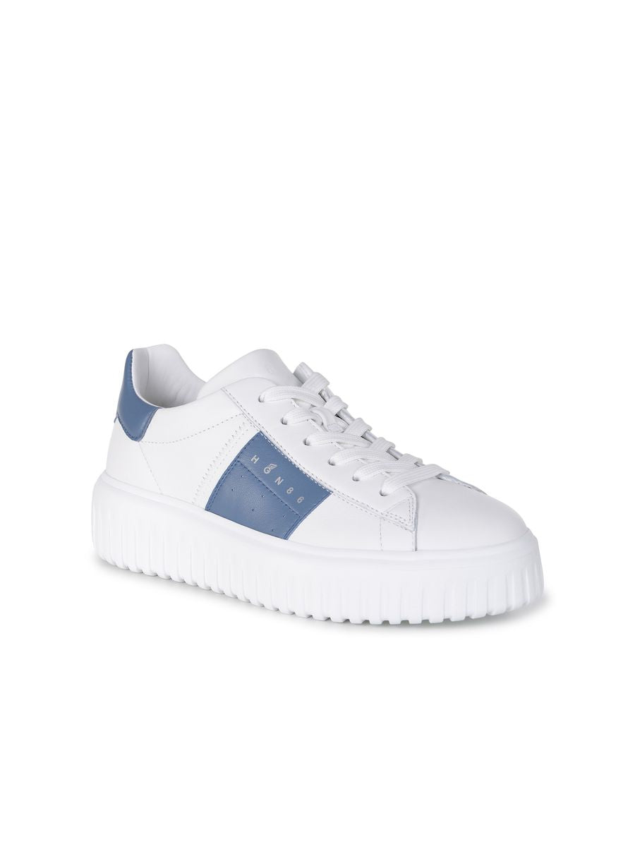 Hogan – Weiße Sneakers mit H-Streifen