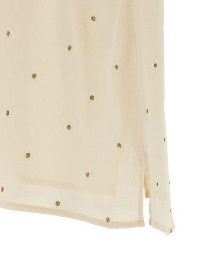 Twinset Tanktop mit Lurex-Stickerei