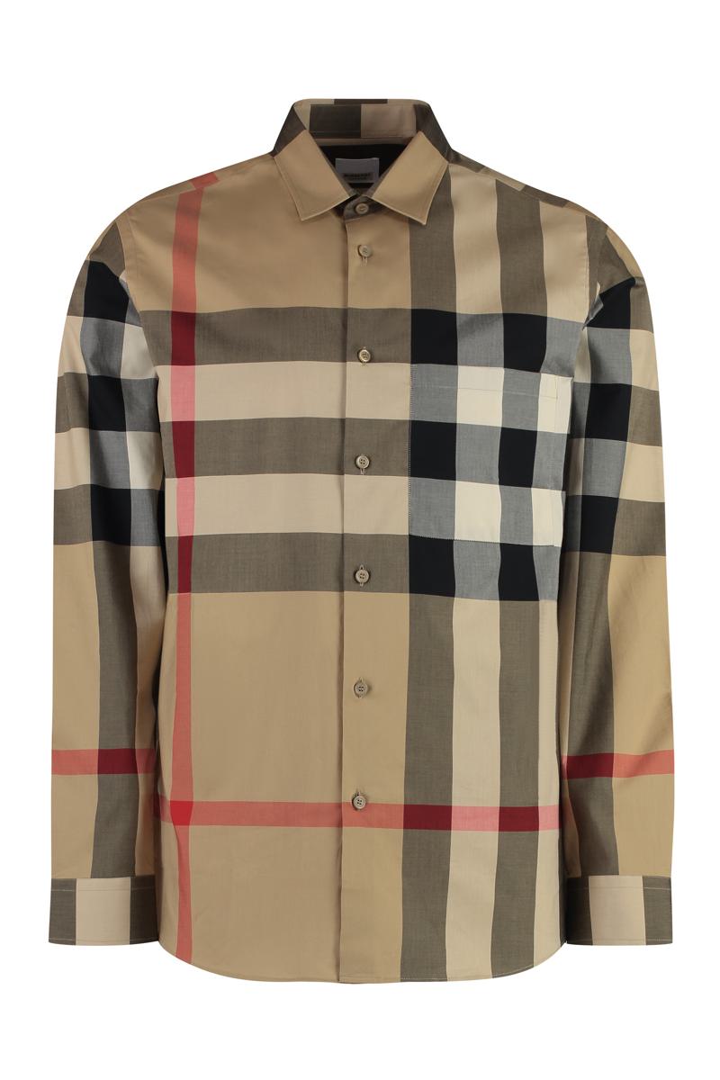 Burberry Baumwollhemd mit Karomuster