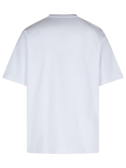 JW Anderson – Weißes Baumwoll-T-Shirt „Anchor“