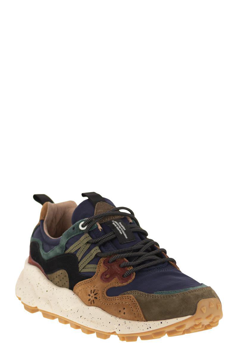Flower Mountain Yamano 3 - Sneakers aus Wildleder und Funktionsgewebe