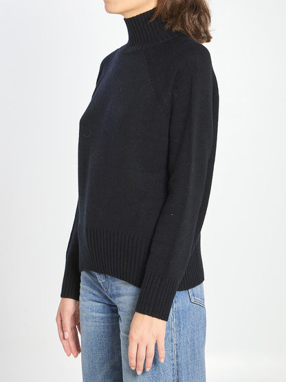 Rollkragenpullover aus Wolle und Kaschmir