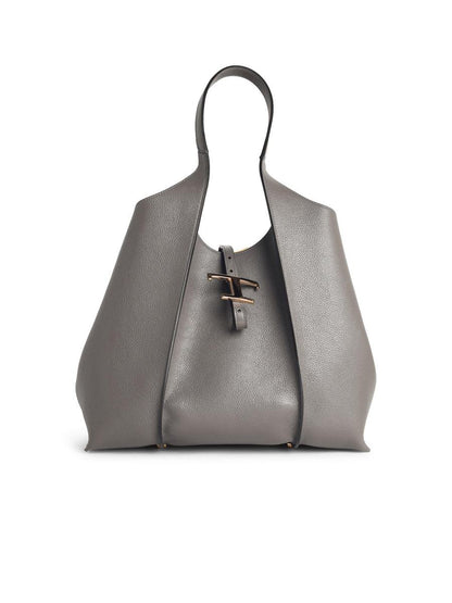 Tod'S Graue Ledertasche