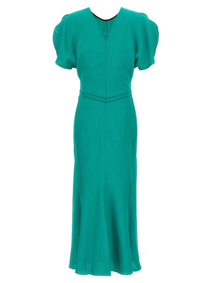 Victoria Beckham – Midikleid mit geraffter Taille