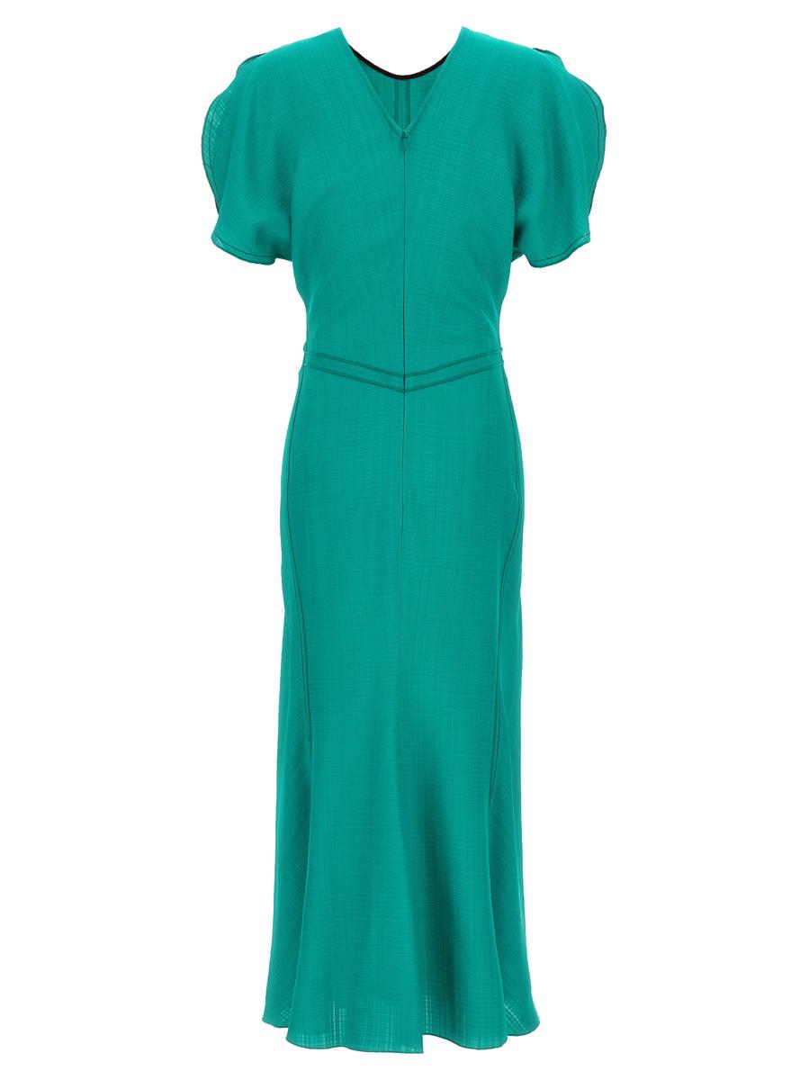 Victoria Beckham – Midikleid mit geraffter Taille