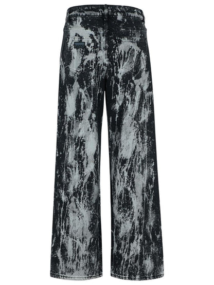 Ganni „Izey“ schwarze Baumwolljeans