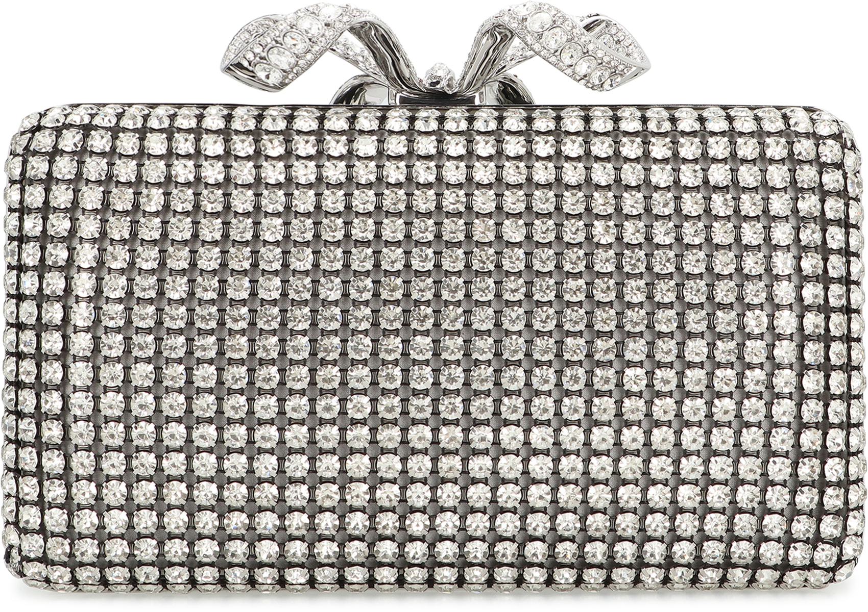 Clutch mit Strasssteinen von Self-Portrait