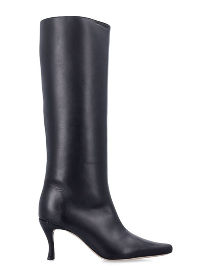 By Far Stevie 42 Weiße Lederstiefel