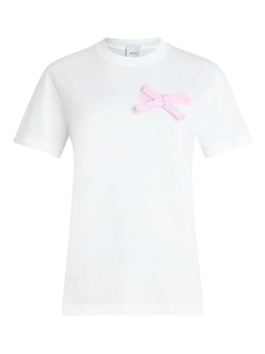 Patou T-Shirt mit Schleife aus Bio-Baumwolle
