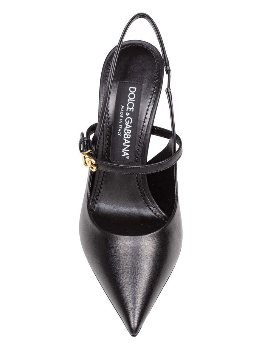 Dolce &amp; Gabbana Slingbacks aus Nappaleder