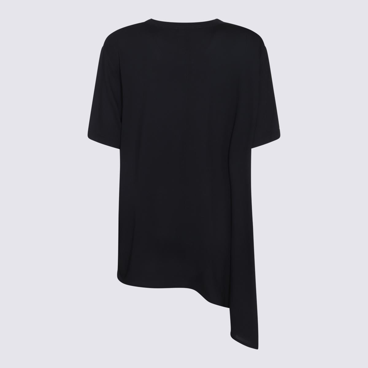 Fabiana Filippi Dunkelblaues Viskose-T-Shirt