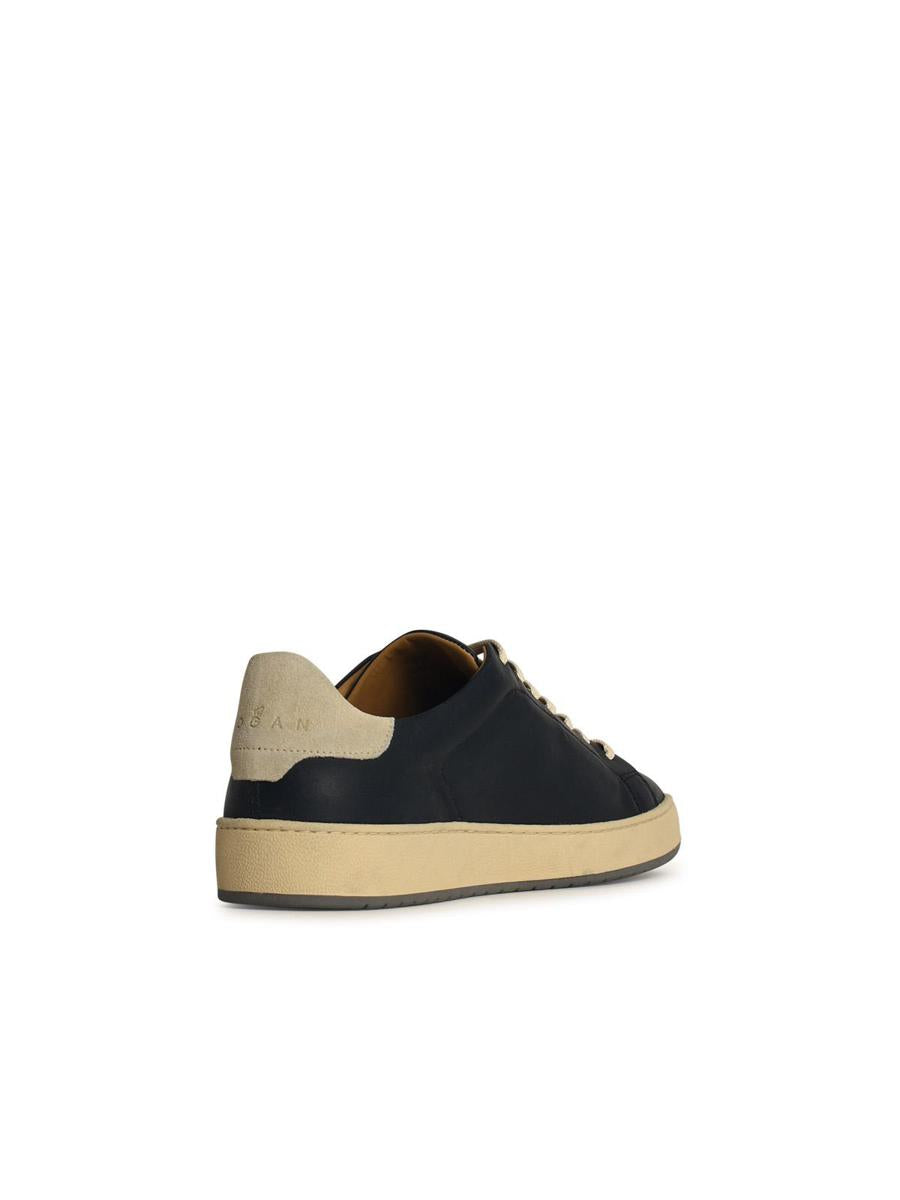 Hogan „H672“ blaue Ledersneaker