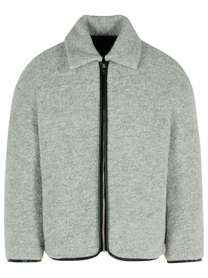 Graue Jacke aus Wollmischung von JW Anderson