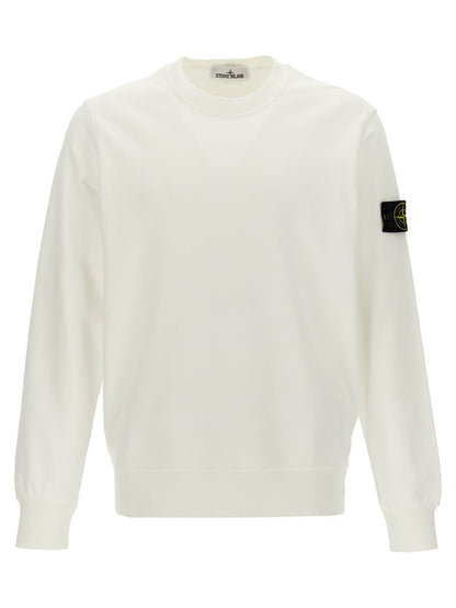 Sweatshirt mit Logo-Aufnäher von Stone Island