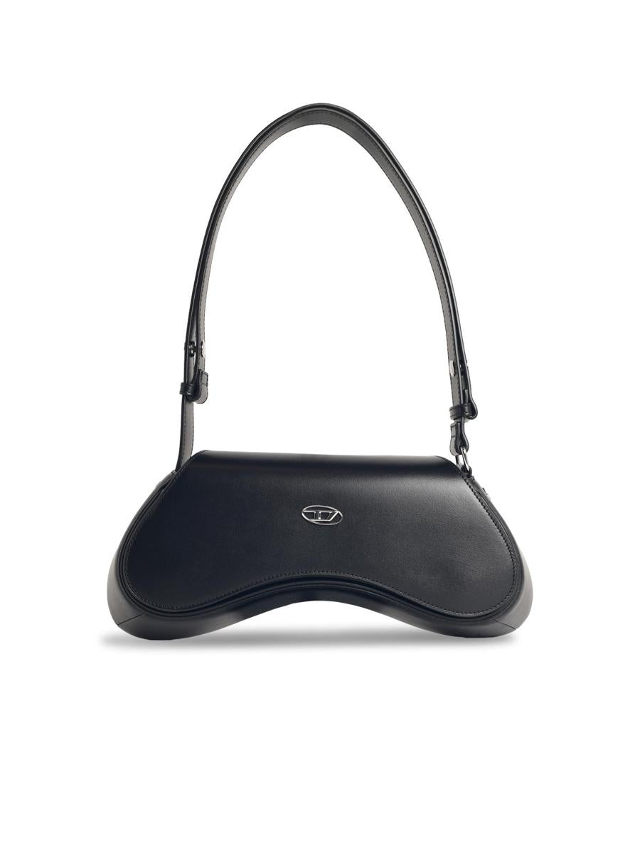 Diesel – Play Crossbody – Schwarze Ledertasche