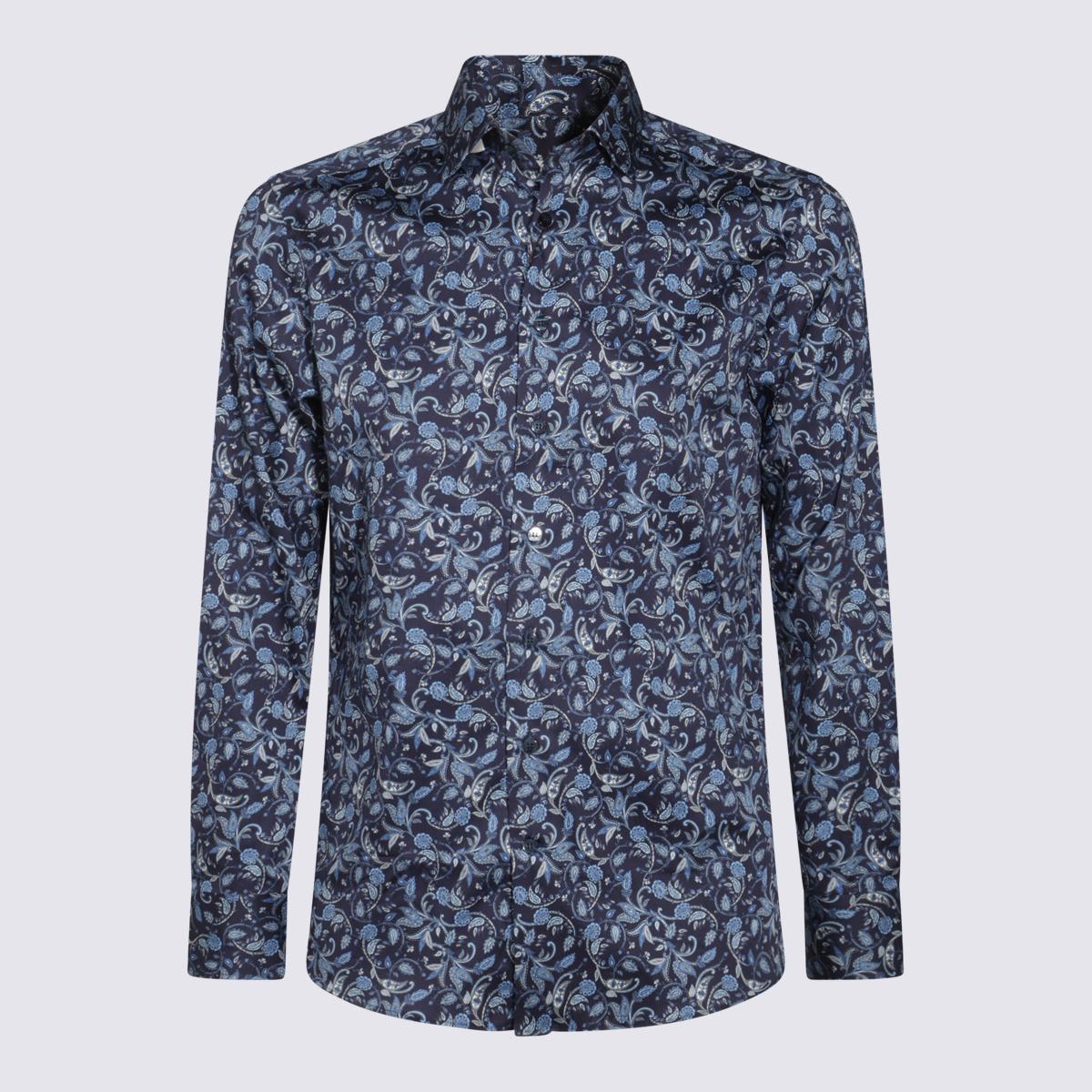 Blaues Baumwollhemd von Etro